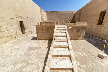 The Mortuary Temple of Hatshepsut, also known as the Djeser-Djeseru. Built for the Eighteenth...
