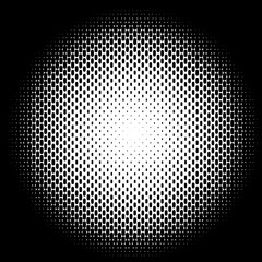 Halftone circle gradient.