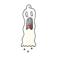 cartoon doodle spooky ghost