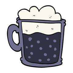 cartoon doodle cup of blackberry