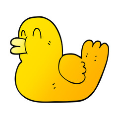 cartoon doodle rubber duck