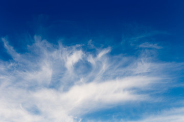 blue sky with clouds