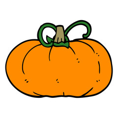 cartoon doodle winter squash
