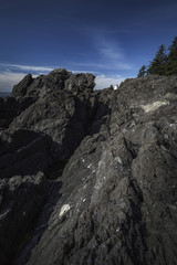 Along the Wild Pacific Trail in Ucluelet on Vancouver Island, British Columbia, Canada