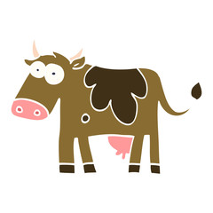 cartoon doodle farm cow