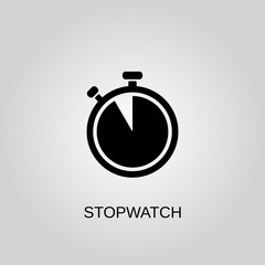 Fototapeta premium Stopwatch icon. Stopwatch symbol. Flat design. Stock - Vector illustration