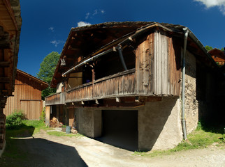 Alpine village of Splügen, Grisons