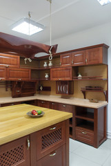 Modern Kitchen Wooden Interior