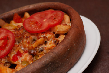 turkish traditional chicken meal