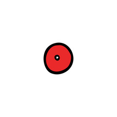 cartoon doodle letter o