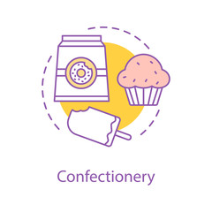 Confectionery concept icon