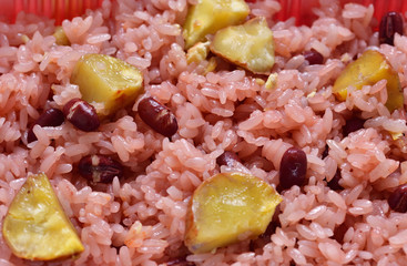 栗赤飯