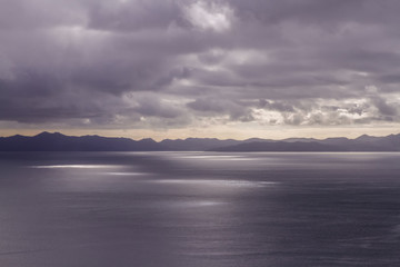 Sonne auf Meer
