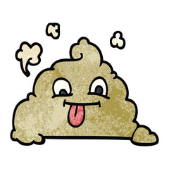 cartoon doodle poop