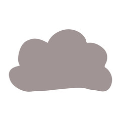 cartoon doodle weather cloud