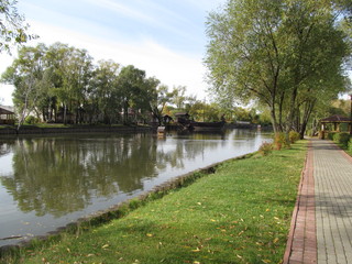 Fototapeta premium bridge in the park