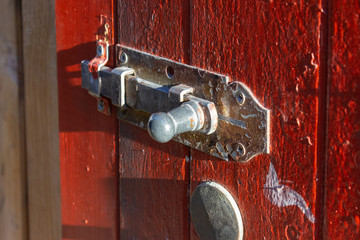 window shutter locks and door handles