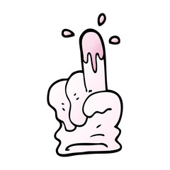 cartoon doodle medical glove