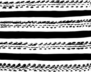 Brush pattern. Grunge background. Vector.