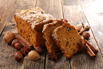 gingerbread cake and spice