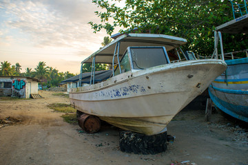 Fototapeta premium Boat mirissa sri lanka