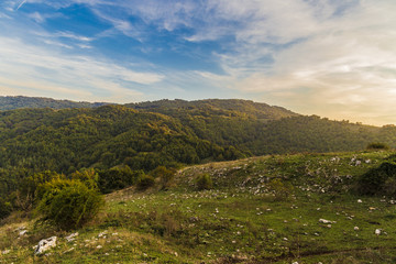 Landscape of Abruzzo, Italy