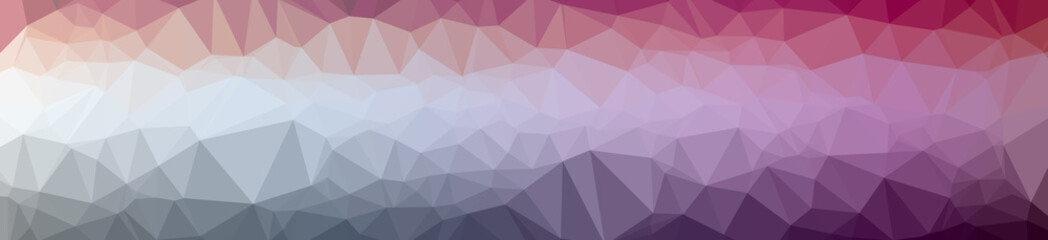 Obraz premium Abstract illustration of pink banner low poly background.