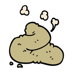 cartoon doodle poop