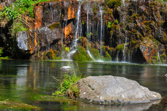 Dashbashi Canyon and Khrami river in Tsalka region, Georgia