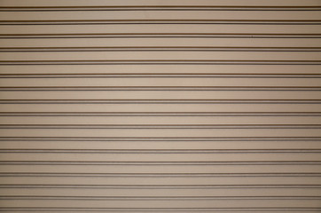 Roller shutter door texture in light brown color