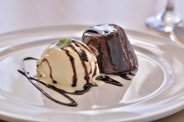 Petit gateau dessert