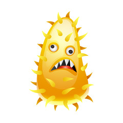 Rabies virus illustration.