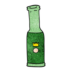 cartoon doodle bottle of pop