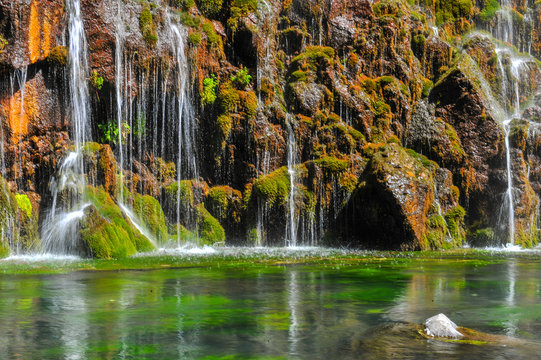 Dashbashi Canyon and Khrami river in Tsalka region, Georgia