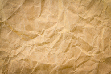 Brown wrinkle recycle paper background