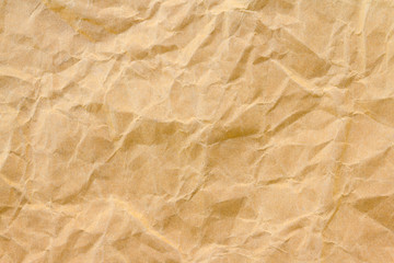 Brown wrinkle recycle paper background