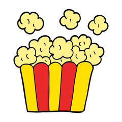 cartoon doodle cinema popcorn