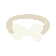 cartoon doodle bow tie