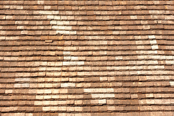 Texture of old shingles.