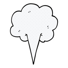 cartoon doodle gust of air