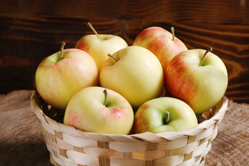 basket full apple
