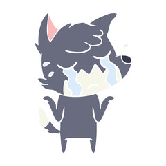 crying fox shrugging shoulders
