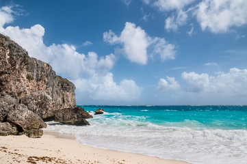 Naklejka premium Bottom Bay in Barbados, West Indies, Caribbean