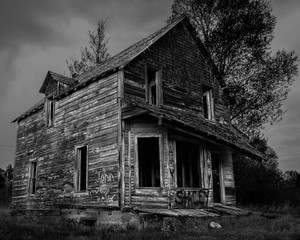 Abandoned home, near Wawa, Ontario.