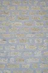 Old stone wall closeup