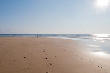solitude sur la plage