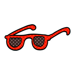 cartoon doodle sunglasses