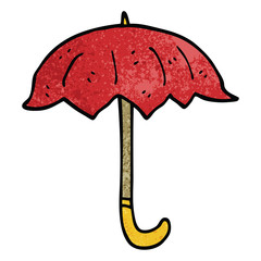 cartoon doodle open umbrella