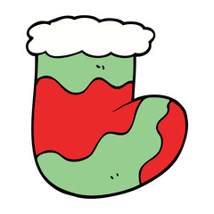 cartoon doodle christmas stockings