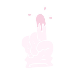 Obraz premium cartoon doodle medical glove